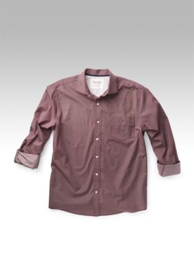 Madison Long Sleeve Washed Poplin Paisley Print