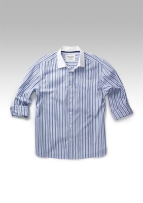 Madison Long Sleeve Washed Poplin Shirt