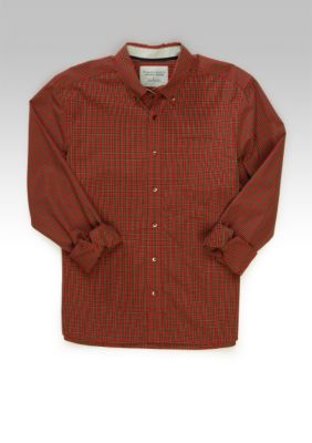 Madison Long Sleeve Washed Poplin