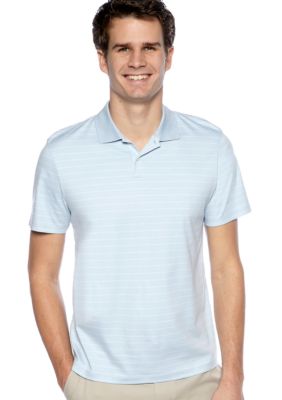 Calvin Klein Liquid Cotton Stripe Polo Knit