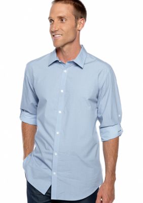 Calvin Klein Geoprint Chambray Shirt