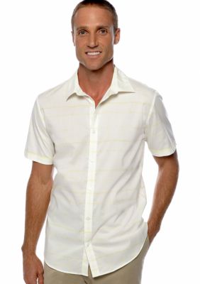 Calvin Klein Windowpane Poplin Shirt
