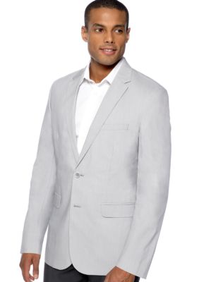 Calvin Klein Two-Button Micro Stripe Jacket