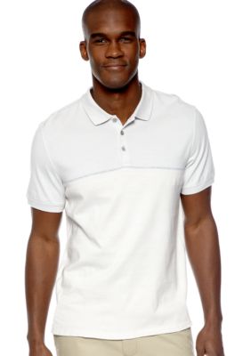 Calvin Klein Engineered Stripe Polo Knit