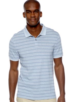 Calvin Klein Jacquard Stripe Polo Knit