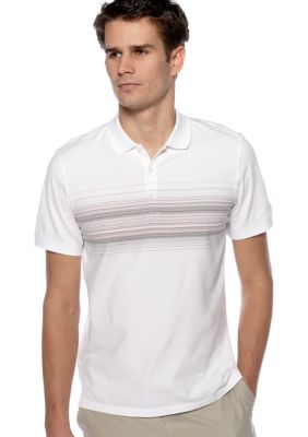 Calvin Klein Jersey Stripe Polo Knit