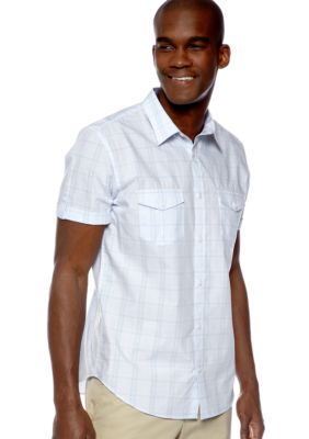 Calvin Klein Ombre Plaid Dobby Shirt