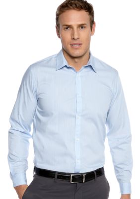 Calvin Klein End-on-End Stripe Poplin Shirt