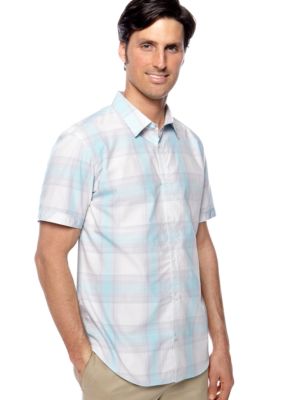 Calvin Klein Large Ombre Plaid Shirt