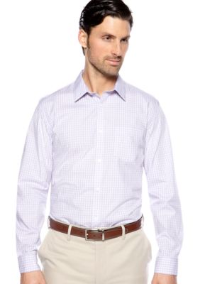 Calvin Klein End-on-End Check Poplin Shirt