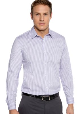 Calvin Klein End-on-End Stripe Poplin Shirt