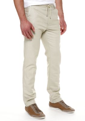 Calvin Klein Drawstring Linen Pants