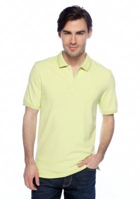Calvin Klein Three-Button Pique Knit Polo