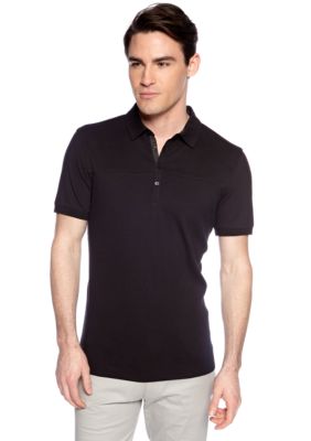Calvin Klein Four-Button Pique Polo