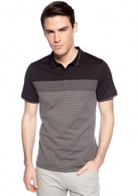 Calvin Klein Four-Button Stretch Pique Polo
