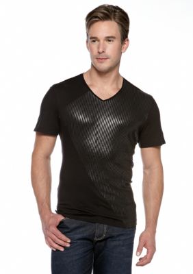 Calvin Klein V-neck Jersey Graphic Tee