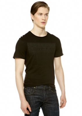 Calvin Klein Jersey Logo Graphic Tee