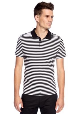 Calvin Klein Stripe Liquid Cotton Polo