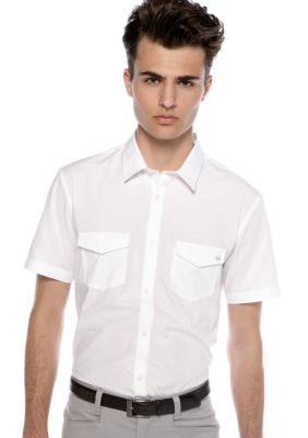 Calvin Klein Slub Poplin Shirt