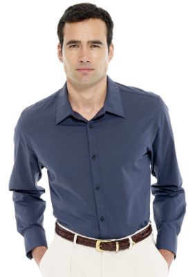 Calvin Klein Non-Iron Mini Stripe Poplin Shirt