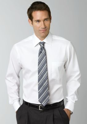 Eagle Shirtmakers  Non - Iron French Cuff Dress Shirt