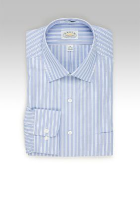 Eagle Shirtmakers Non-Iron Striped Dress Shirt