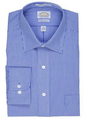 Eagle Shirtmakers Gingham Non-Iron Dress Shirt
