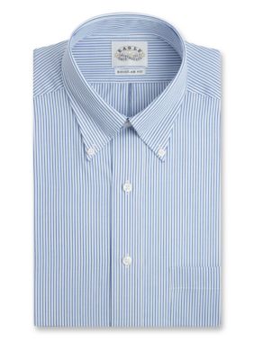 Eagle Shirtmakers Blue Bengal Stripe Dress Shirt
