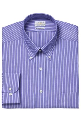 Eagle Shirtmakers Non-Iron Striped Dress Shirt