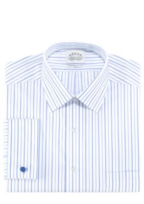 Eagle Shirtmakers Non-Iron Striped Dress Shirt