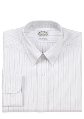 Eagle Shirtmakers Non-Iron Striped Dress Shirt