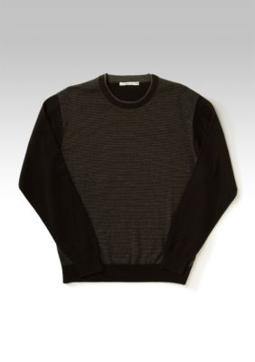 Geoffrey Beene Stripe Crewneck Sweater