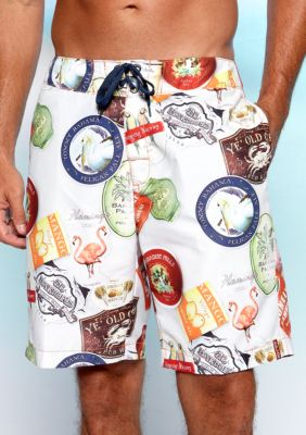 Tommy Bahama Ale Watching Swim Boardshorts