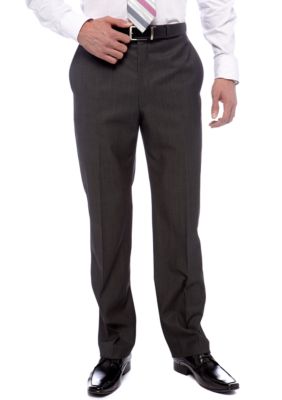 Calvin Klein Grey Herringbone Slim Fit Suit Separate Pants