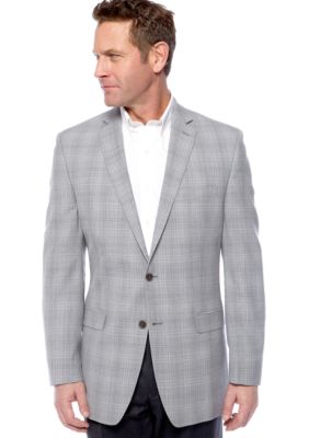 Calvin Klein Slim Fit Plaid Sportcoat