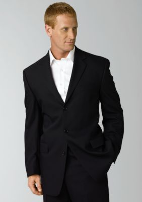 Calvin Klein Black Wool Suit Separate Jacket