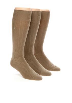 Chaps 3-Pack Rib Crew Dress Socks