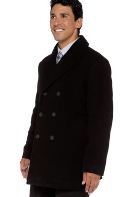 Lauren Ralph Lauren Tailored Clothing Mariner Double-Breasted Peacoat