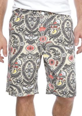 Chor Paisley Print Shorts