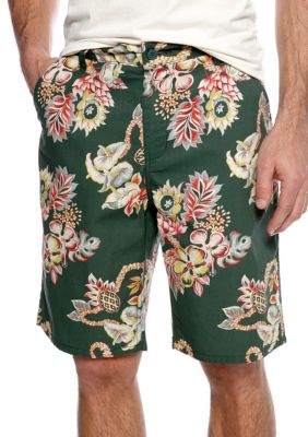 Chor Luau Print Shorts
