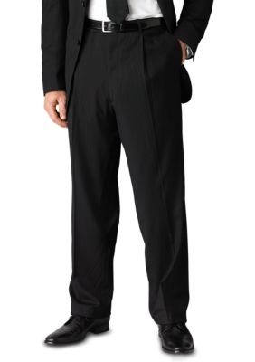 Geoffrey Beene Modern Fit Black Stripe Suit Separate Trousers