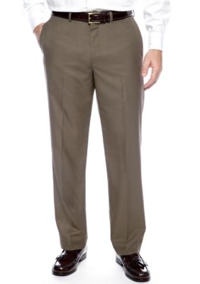 Geoffrey Beene Modern Fit Flat Front Trousers