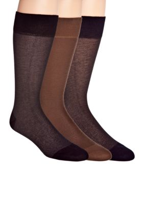 Cole Haan Nail Head Pima Cotton Socks - Single Pair