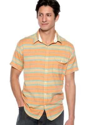 Lucky Brand Sunchase Stripe Woven Shirt