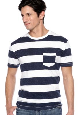 Lucky Brand Printed Stripe Shirt