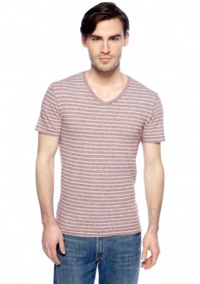 Lucky Brand Striped V-Neck Tee