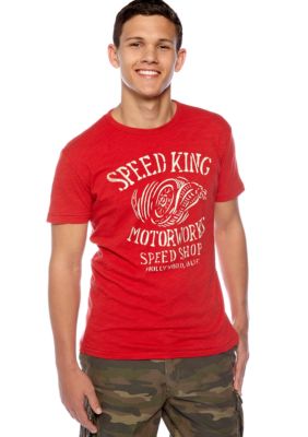 Lucky Brand Speed King Graphic Tee
