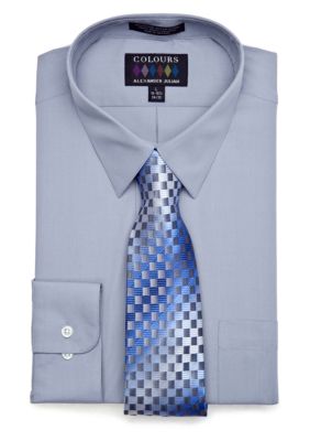Alexander Julian Boxed Dress Shirt & Tie Set