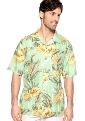 Ocean & Coast Pineapple Print Woven Shirt