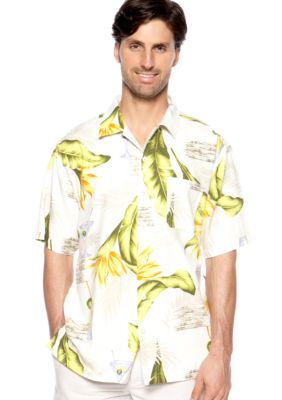 Ocean & Coast Cream Cocktail Woven Shirt